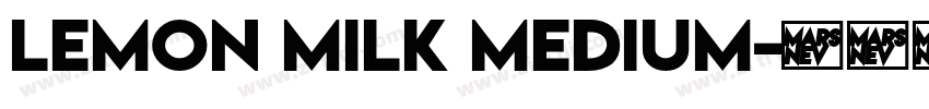 lemon milk medium字体转换